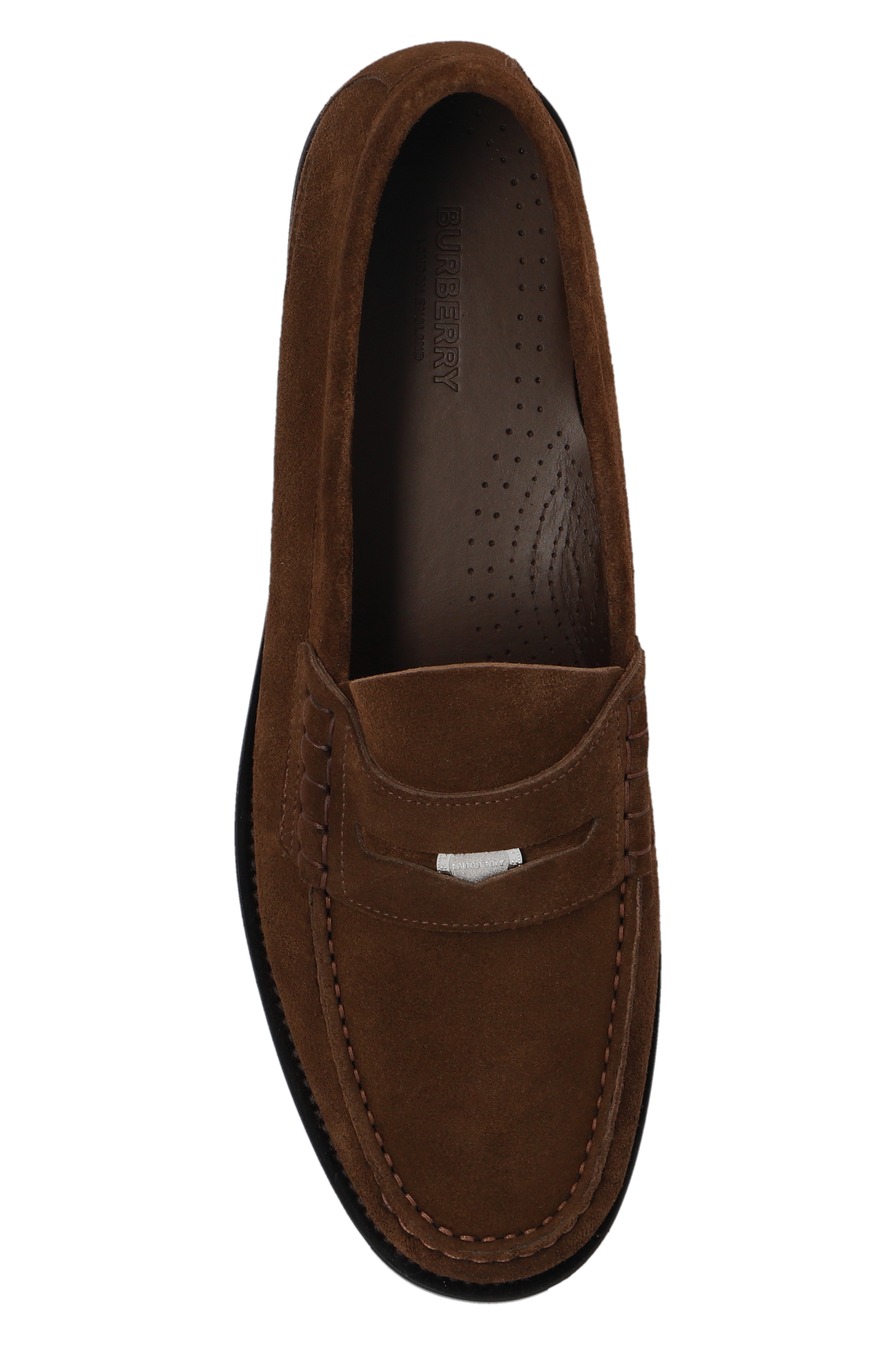 Burberry suede loafers deals